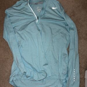 Nike Teal Long Sleeve Dri-FIT Shirt